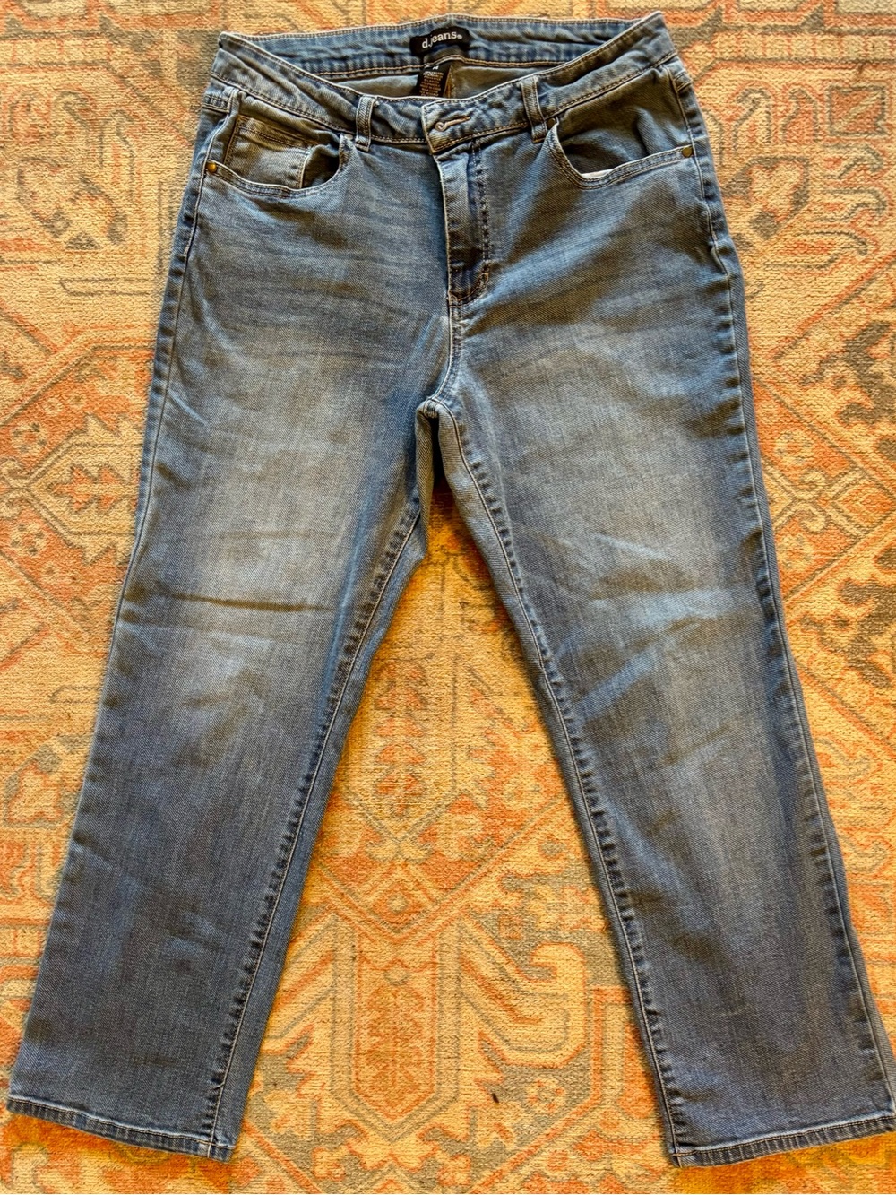 d. jeans Women's Light Washed Blue Relaxed Jeans